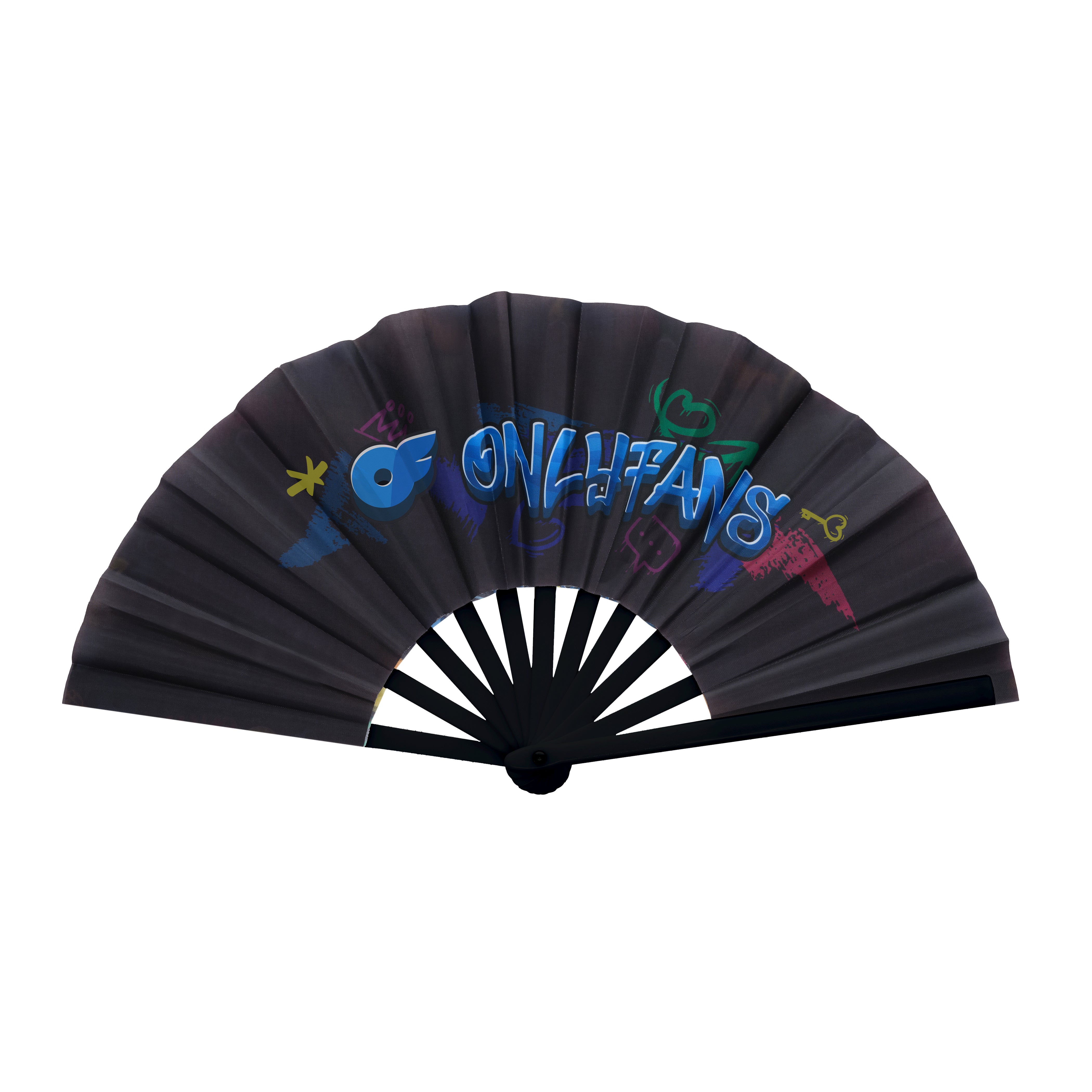 Folding Hand Fan - Tagged