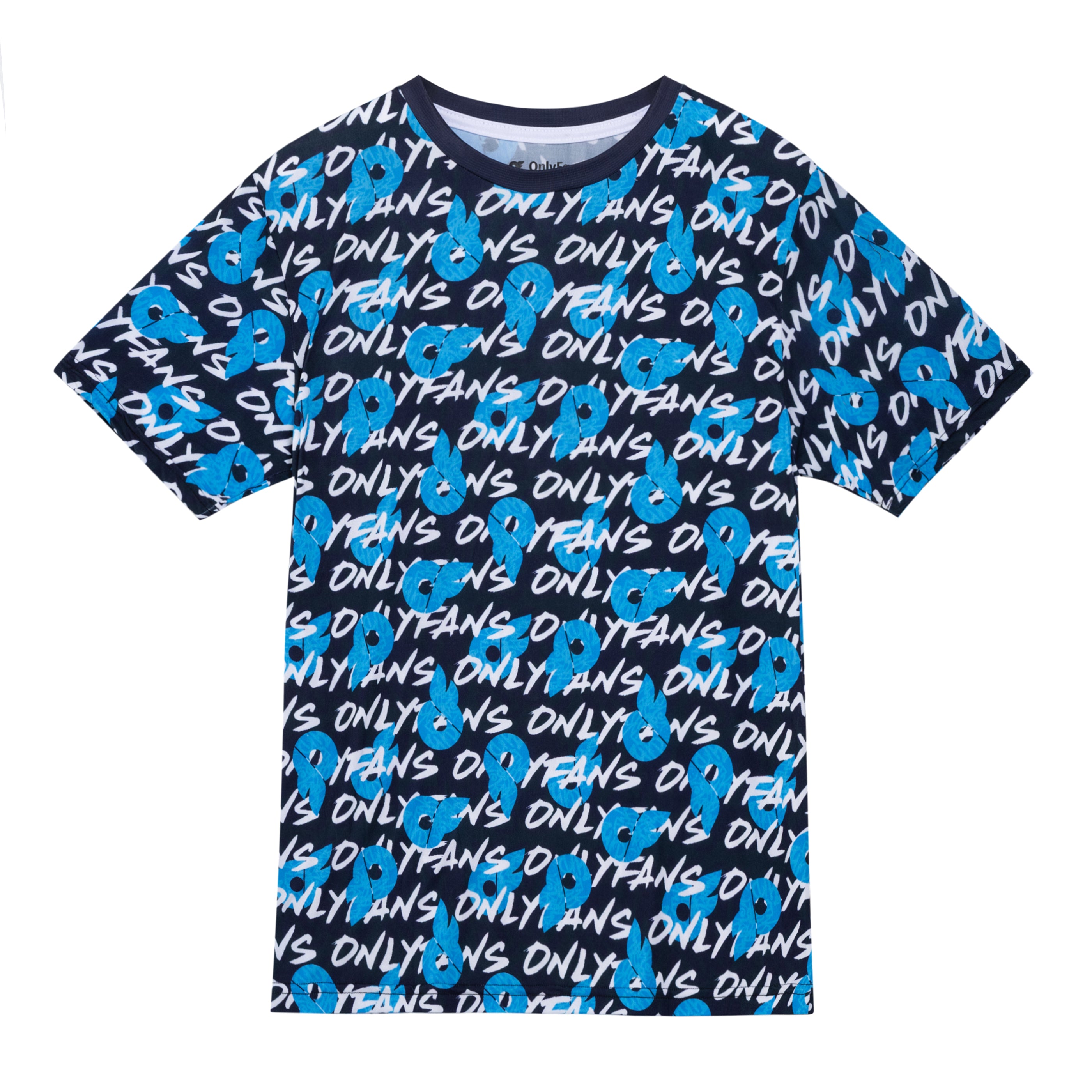 Patterned Tee - All-Caps