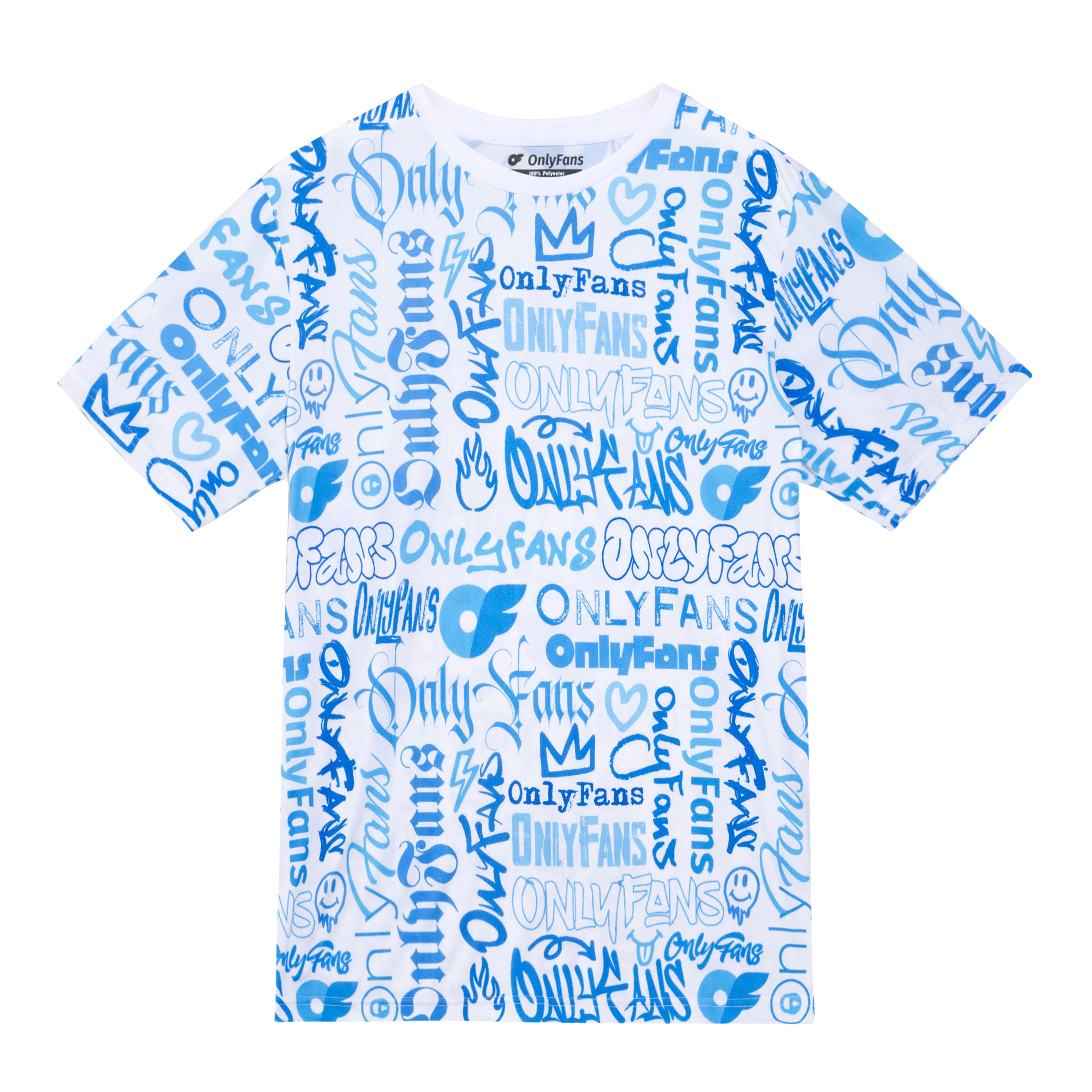 Patterned Tee - Fonts