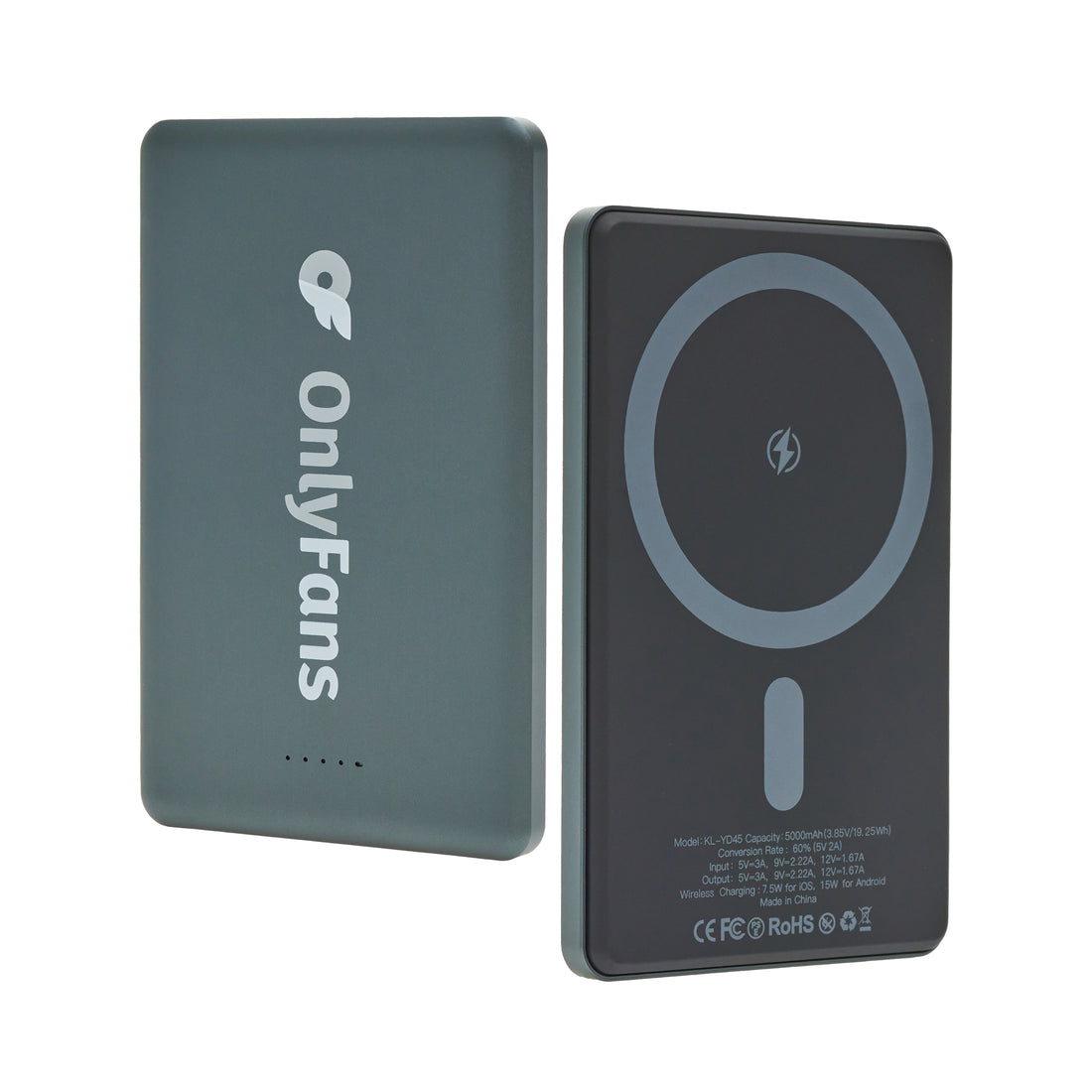 OnlyFans Magnetic Power Bank - Gray