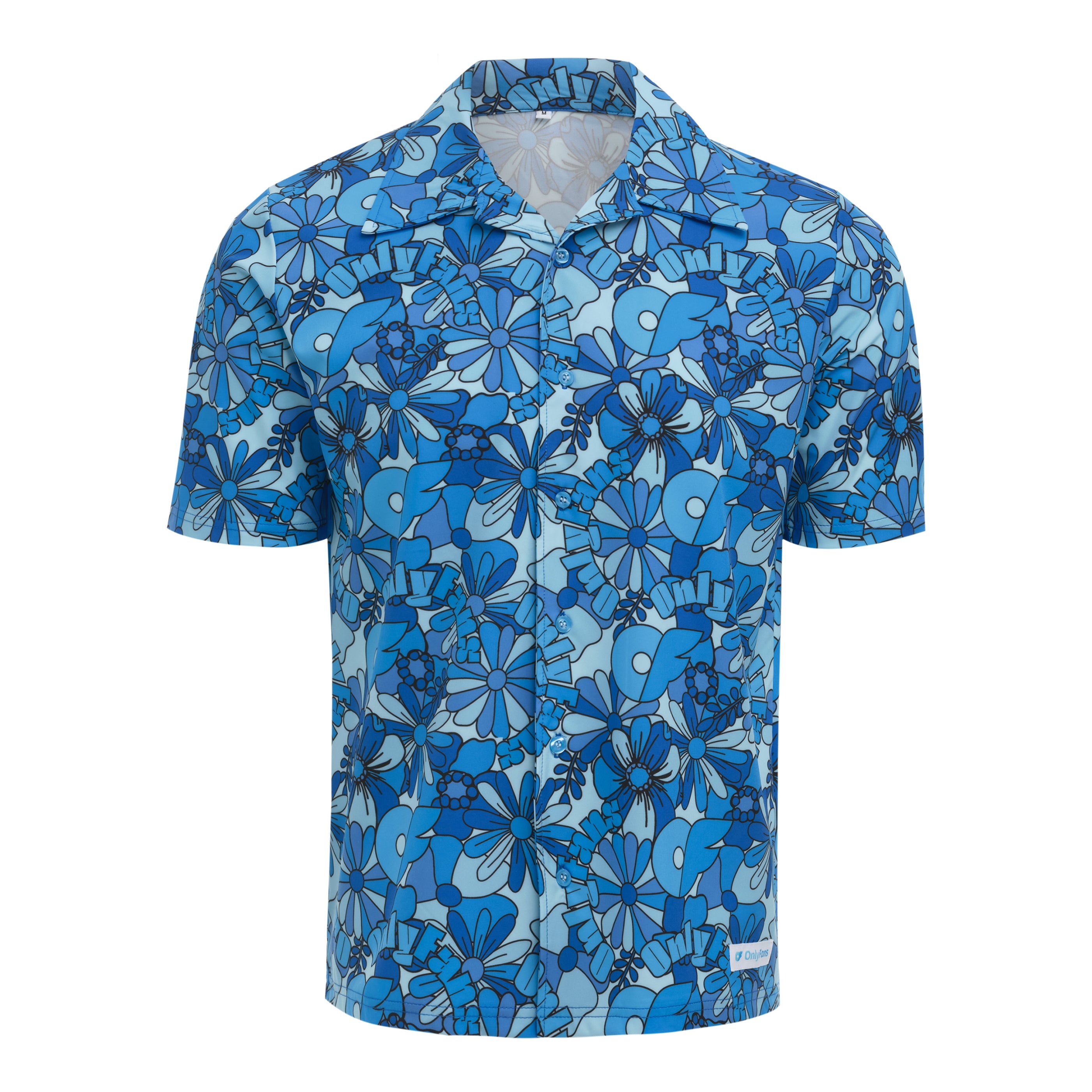 Button Up Shirt - Blue Bloom