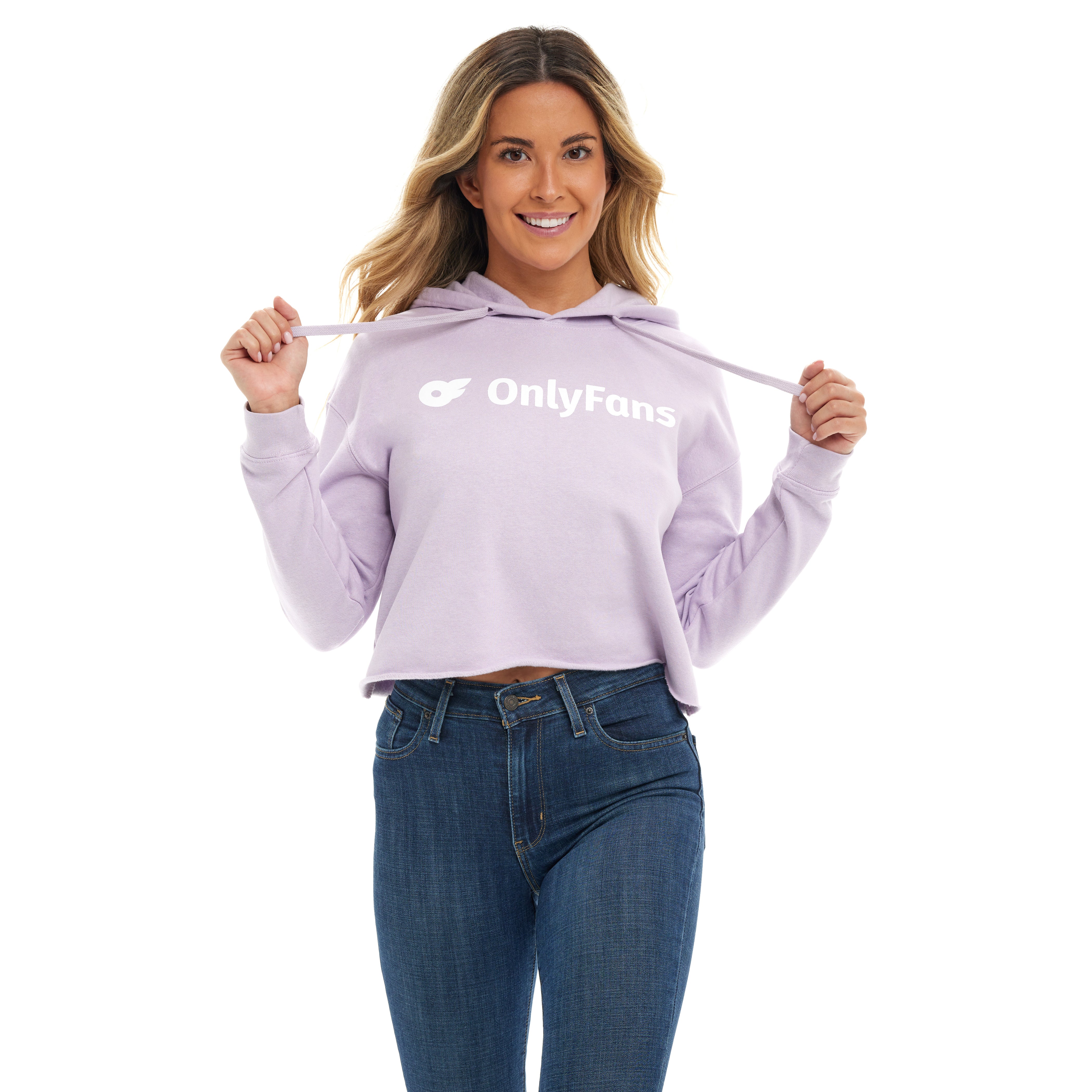 Cropped hoodie online purple