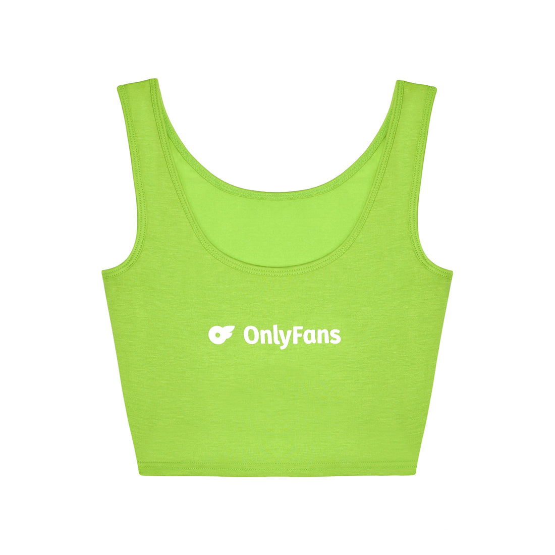 OnlyFans Crop Tank - Neon Green