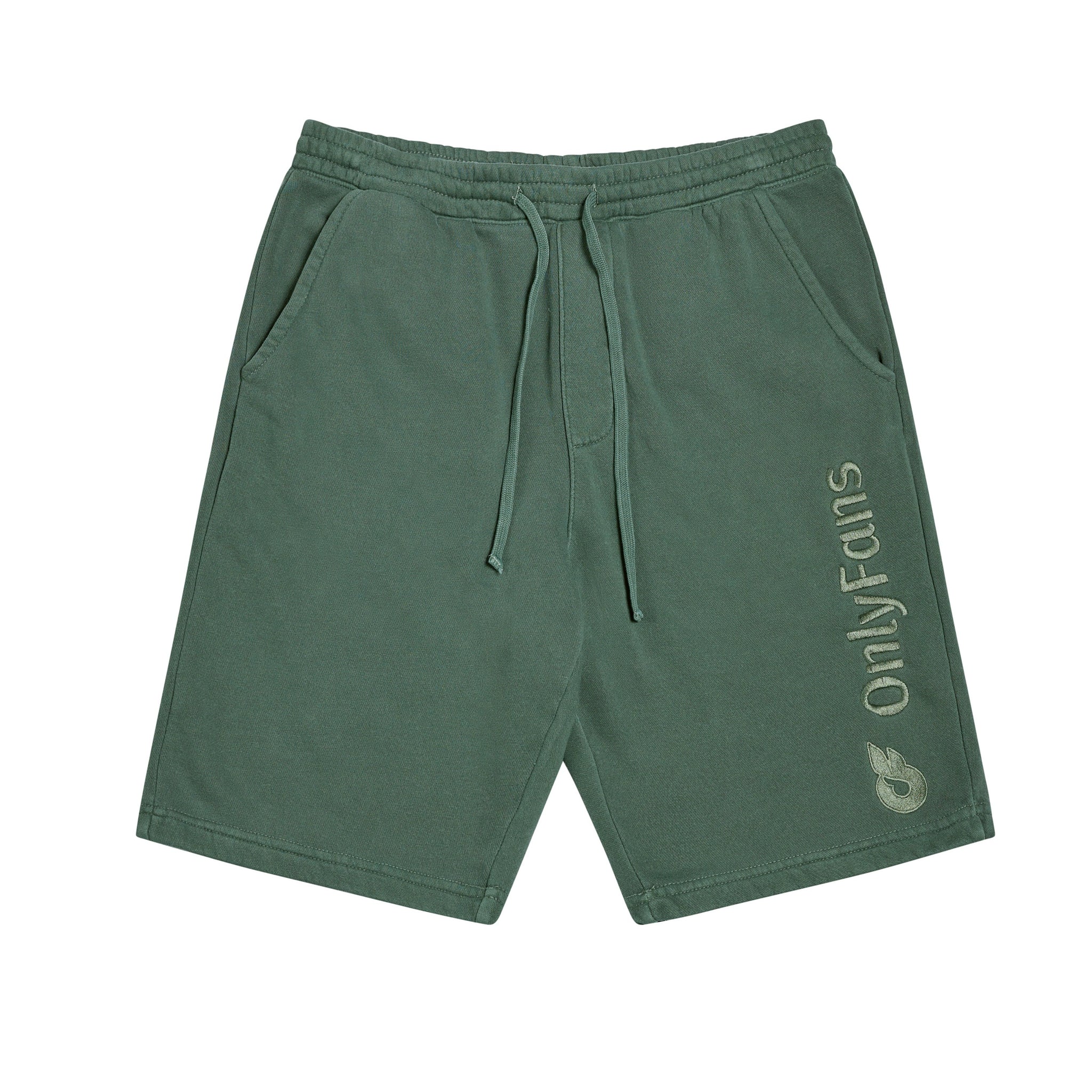 OnlyFans Fleece Knit Shorts - Forest Green | Official Merch