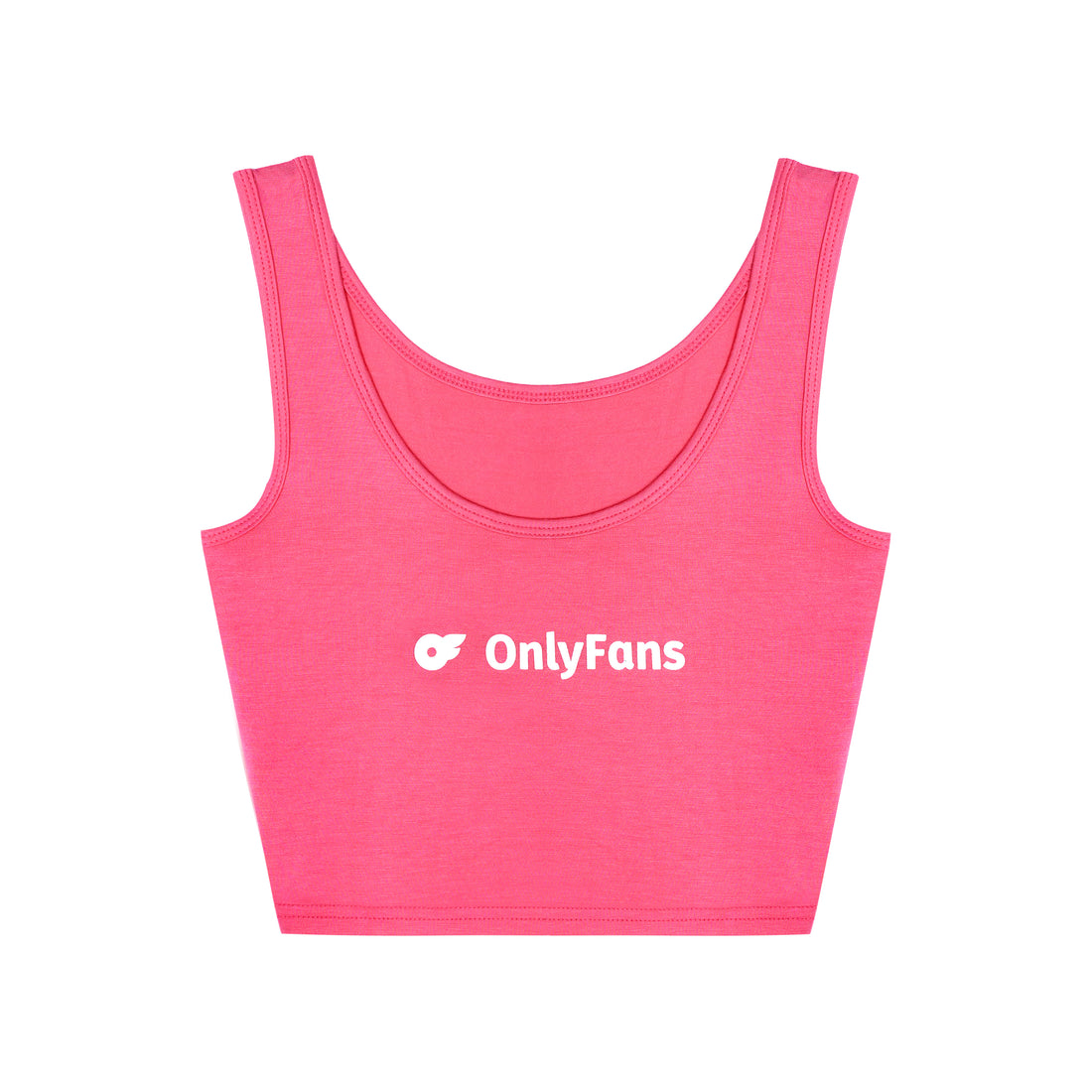 OnlyFans Crop Tank - Neon Pink